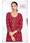 Kuku Vol 3 By Sangeet Heavy Rayon Multi Printed Wholesale Kurti Suppliers In India
