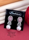 Ad Diamond Silver And Rose Gold Earrings 11 Online Wholesale