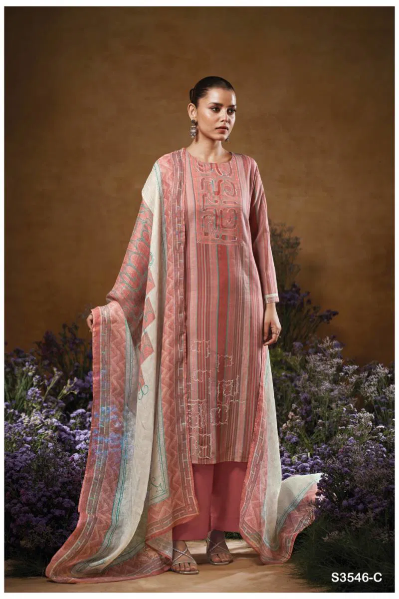 Tavia By Ganga Cotton Printed Embroidered Salwar Kameez Bulk Orders In India
