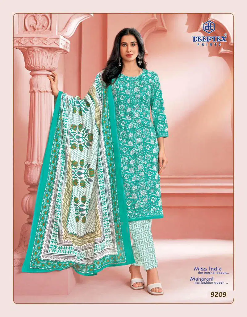 Miss India Vol 92 By Deeptex Cotton Printed Dress Material Exporters In India