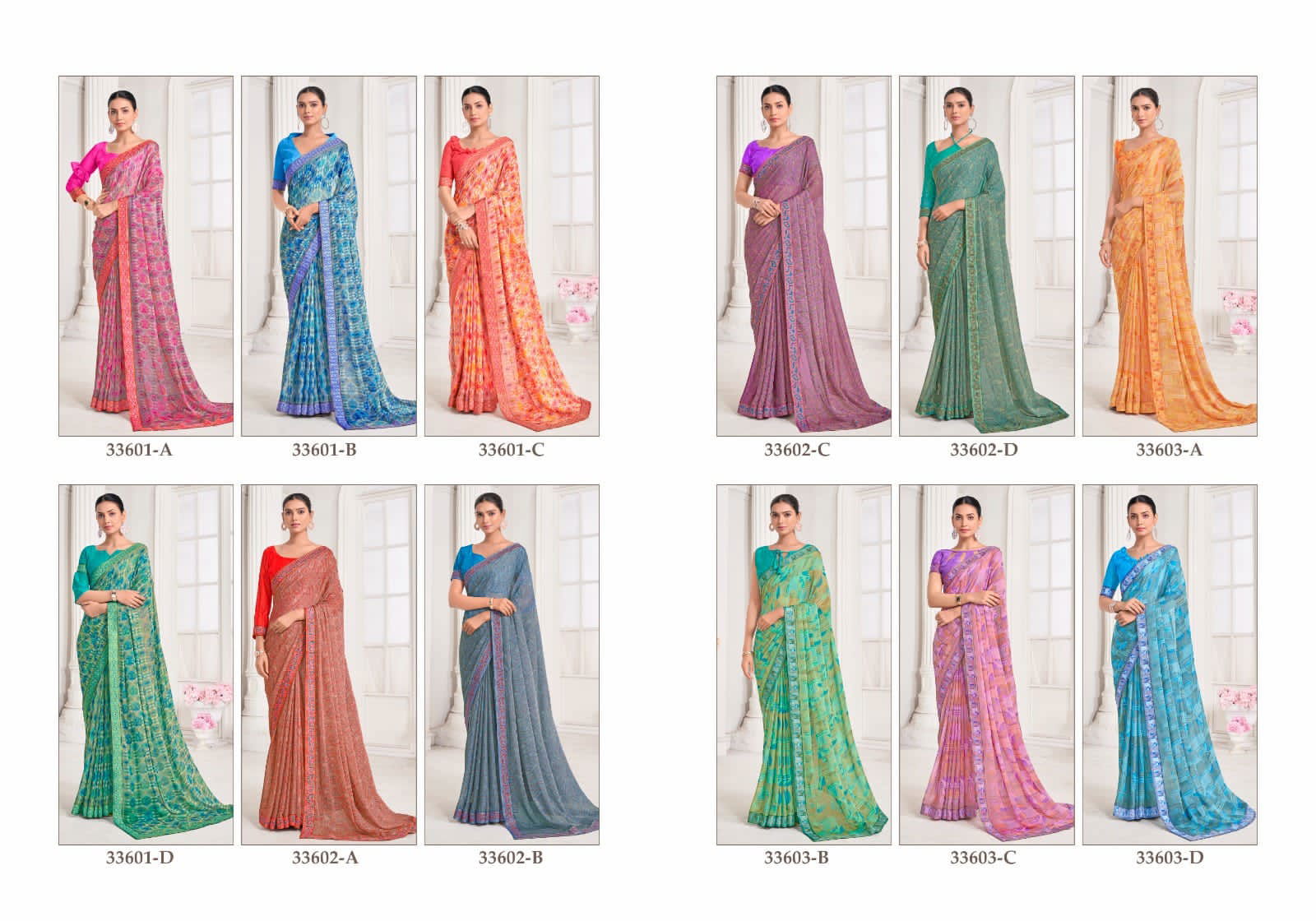 Vanilla Vol 8 By Ruchi Digital Printed Chiffon Sarees Wholesale Clothing Suppliers In India