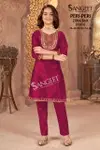 Peri Peri By Sangeet Zoba Silk Wholesale Kids Girls Wear Kurti With Bottom In India