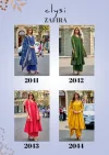 Zafira By Clysi Muslin Khatali And Thread Work Kurti Bottom With Dupatta