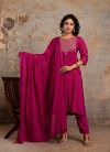 Naisha K 357 A Line Embroidery Work Kurti With Pant And Dupatta Wholesale In India
