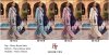 Hoor Tex 981 A To D Rayon Satin Embroidery Salwar Kameez 