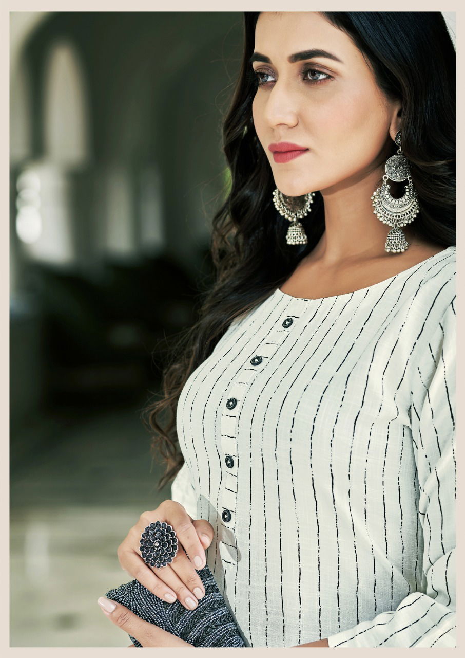 Zoori Akshara 12 Designer Fancy Regular Wear Rayon Printed Kurti Collection