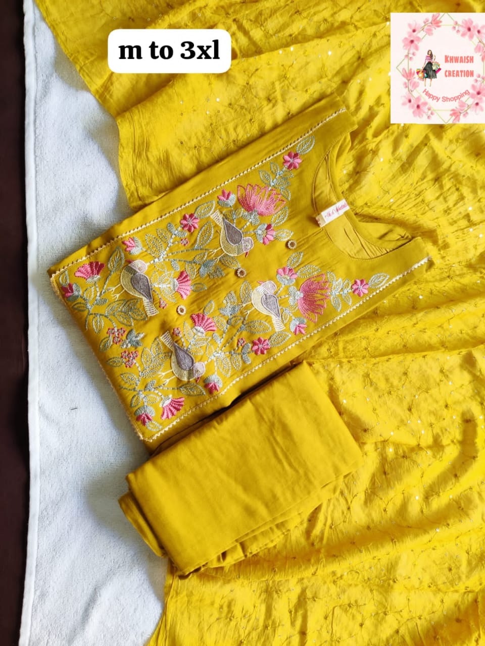 Viart Embroidery Work Kurti With Bottom Dupatta Catalog