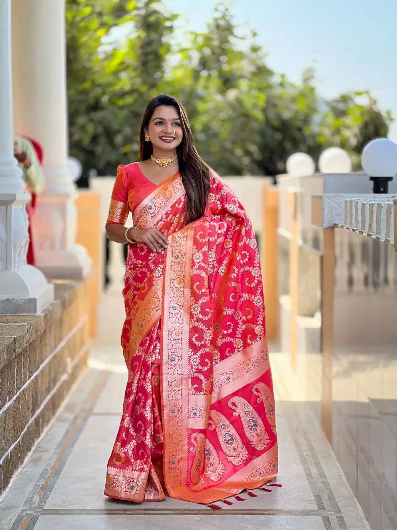 Nx Banarasi 6 Festive Wear Banarasi Silk Saree Wholesalers In Delhi