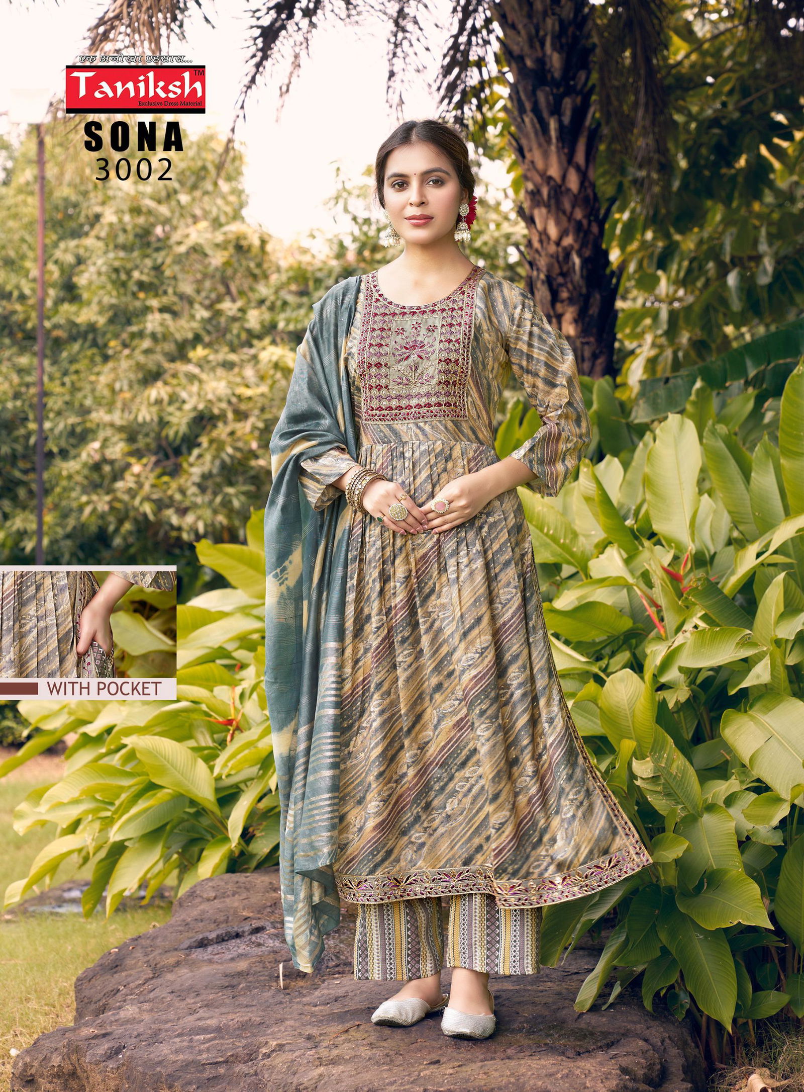 Sona Vol 3 By Taniksh Printed Kurti With Bottom Dupatta Orders In India