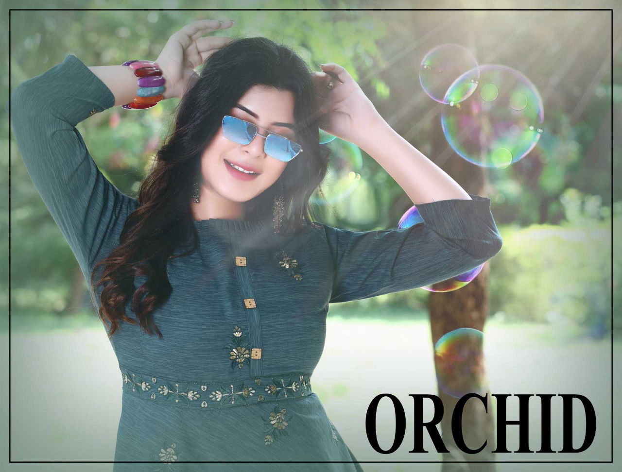 Trendy Orchid Ethnic Wear Fancy Designer Kurtis Collection
