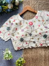 Fab Khadi Color Vol 1 Embroidered Khadi Blouse Suppliers In India