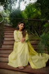 KF 1130 Kalaai Chanderi Silk Embroidery Kurti With Bottom Dupatta
