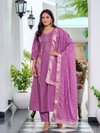 Morni By Aanchi Roman Shimmer Kurti With Bottom Dupatta Orders In India