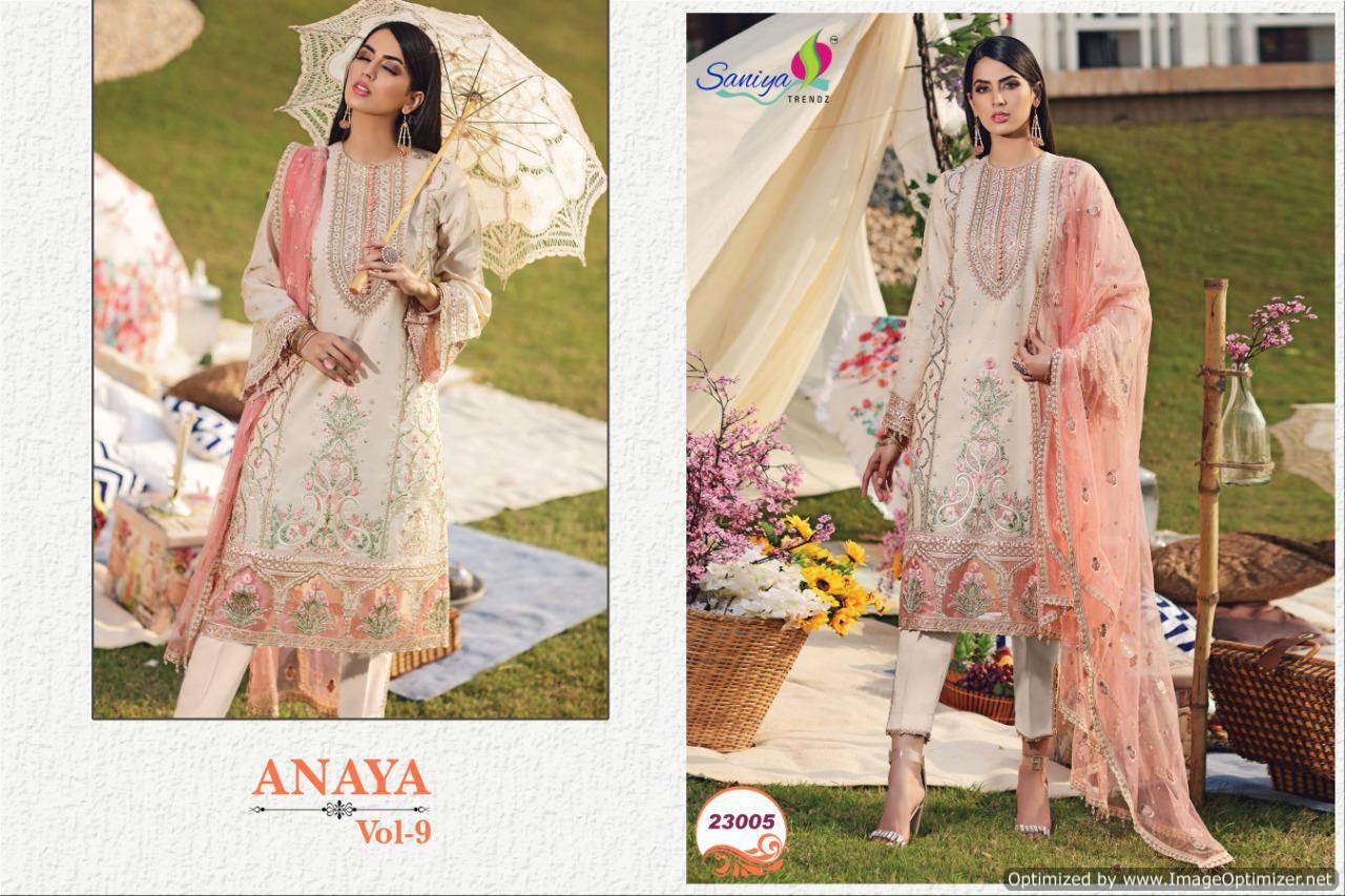 Anaya Vol-9 New Exclusive Collection of Designer Pakistani Salwar Suit  With Heavy Embroidery Work  