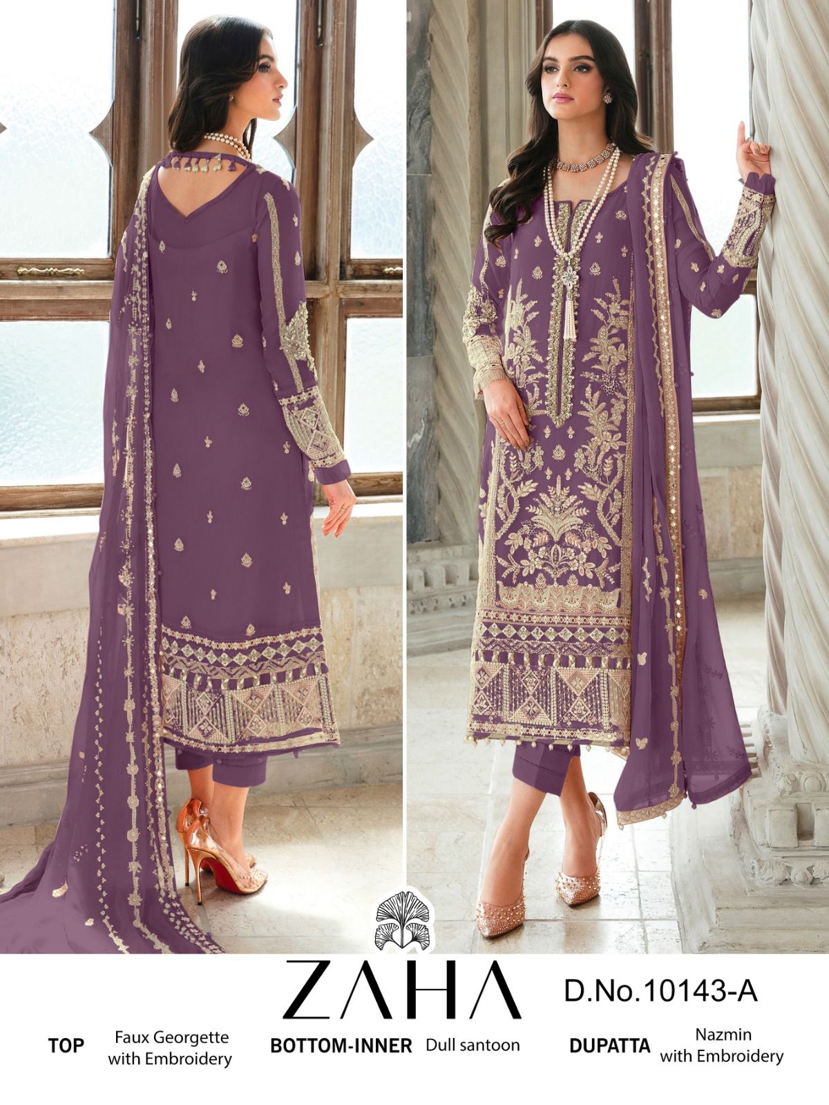 Zaha Gulaal Vol 2 Georgette Pakistani Suits Catalog
