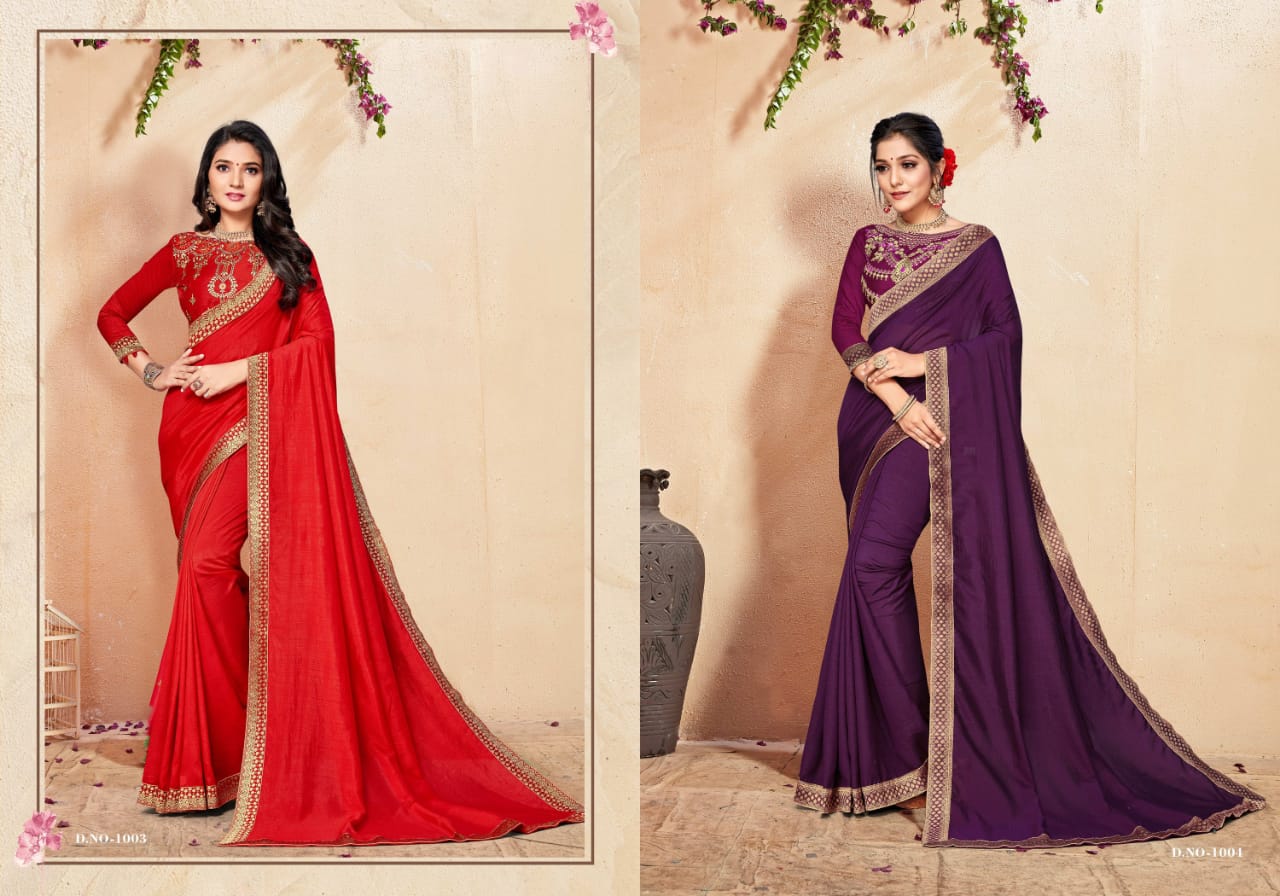 Ronisha Jal Dhara Exclusive Launching Desoigner Festive Wear Super Hit Saree Collection