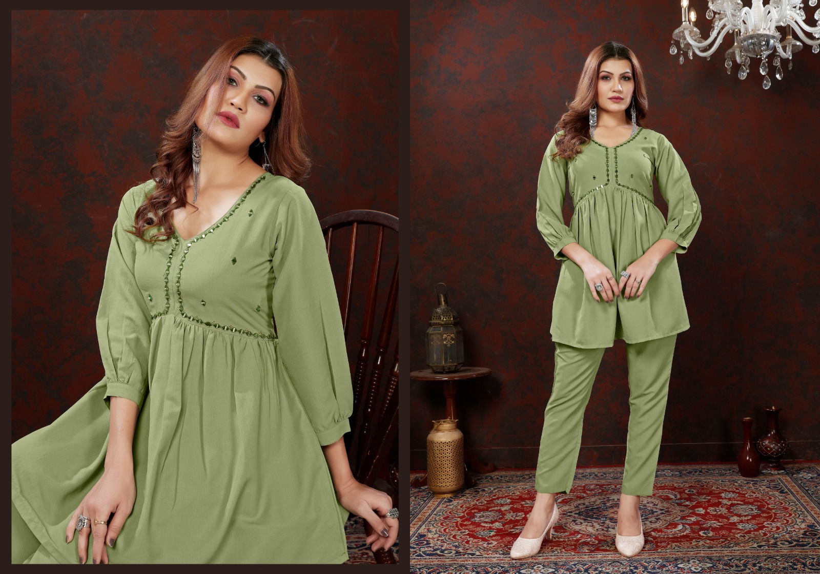 Karigari Vol 1 By Moksh Maaza Cotton Ladies Western Co-ord Orders In India