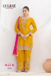 Daur By Gulzar Chinnon Embroidery Readymade Suits Wholesalers In Surat