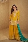 Aarushi By Gulkayra Chinon Designer Readymade Suits Wholesale Market In Surat