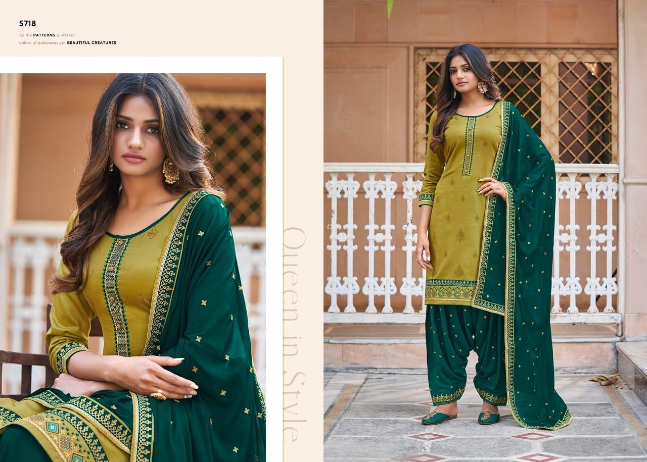 Kessi Patiyala House 83 Latest Fancy Casual Wear Jam Silk With work Designer Dress Materials Collection
