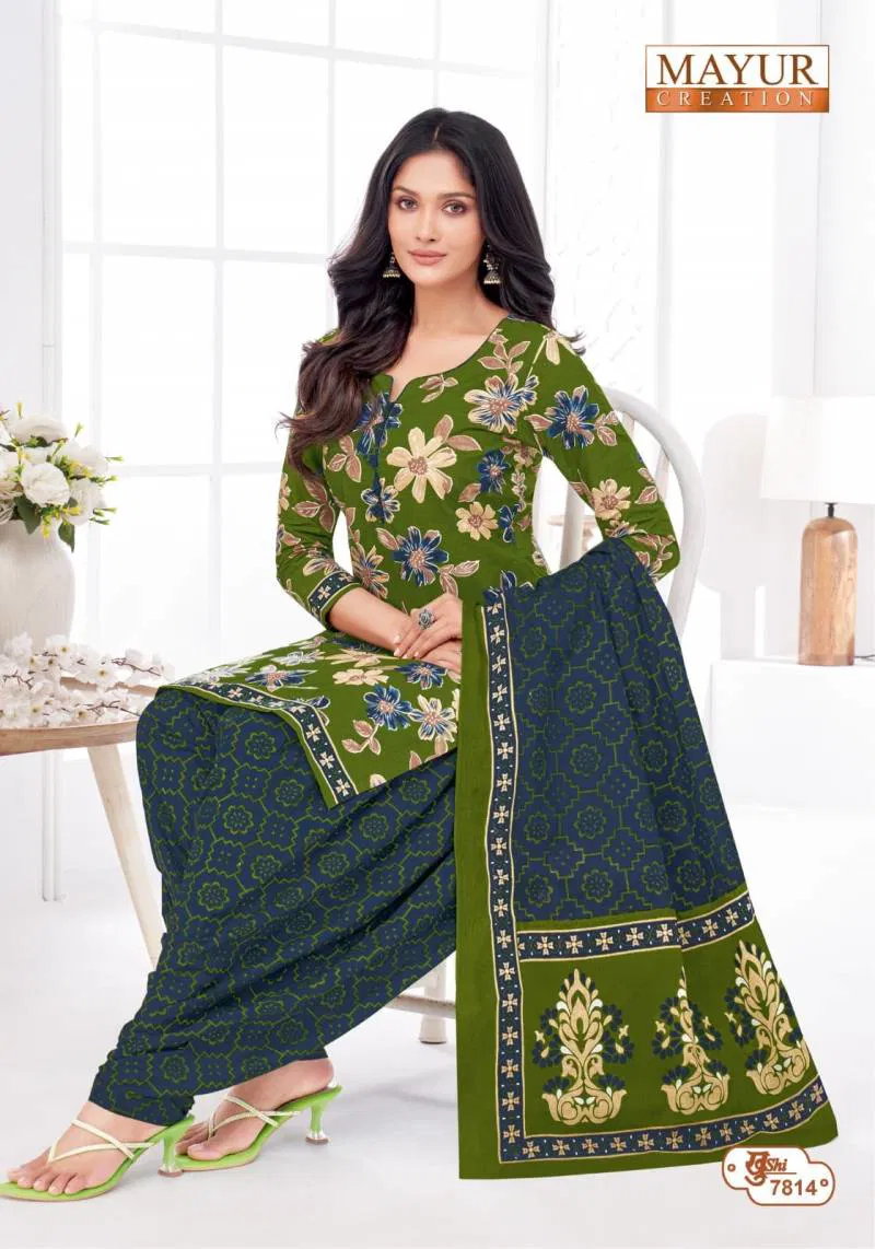 Khushi Vol 78 By Mayur Cotton Dress Material Wholesale Shop In Surat
