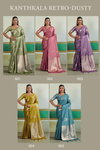 Kanthkala Retro Dusty By Rajtex Pure Satin Saree Wholesale Market Surat