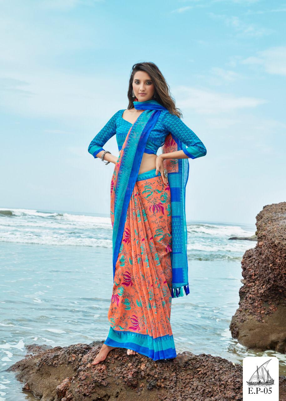Shreyans Eleghant Pattu Latest Designer Daily Wear Casual Wear Linen Saree Collection 