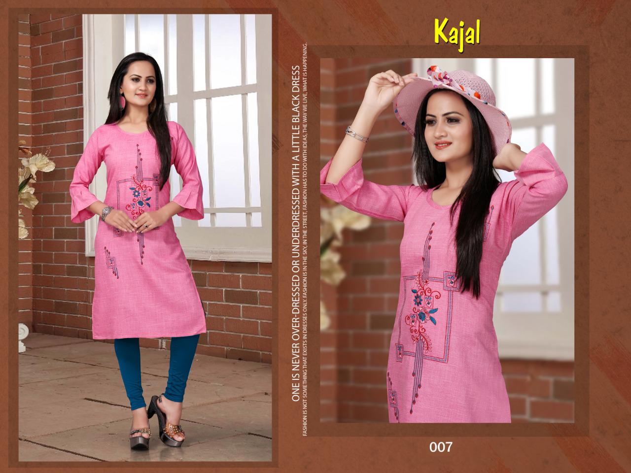 Trendy Aagya Kajal Ethnic Daily Wear Rayon Latest Designer Kurtis Collection