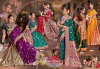 Madhuram Satin Saroski Vol 1 By Saroj Traditonal Satin Silk Saree Suppliers In India