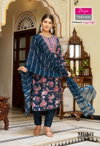 Mishri Vol 1 By Diya Trends Vertican Surat Kurti With Bottom Dupatta Wholesale Market
