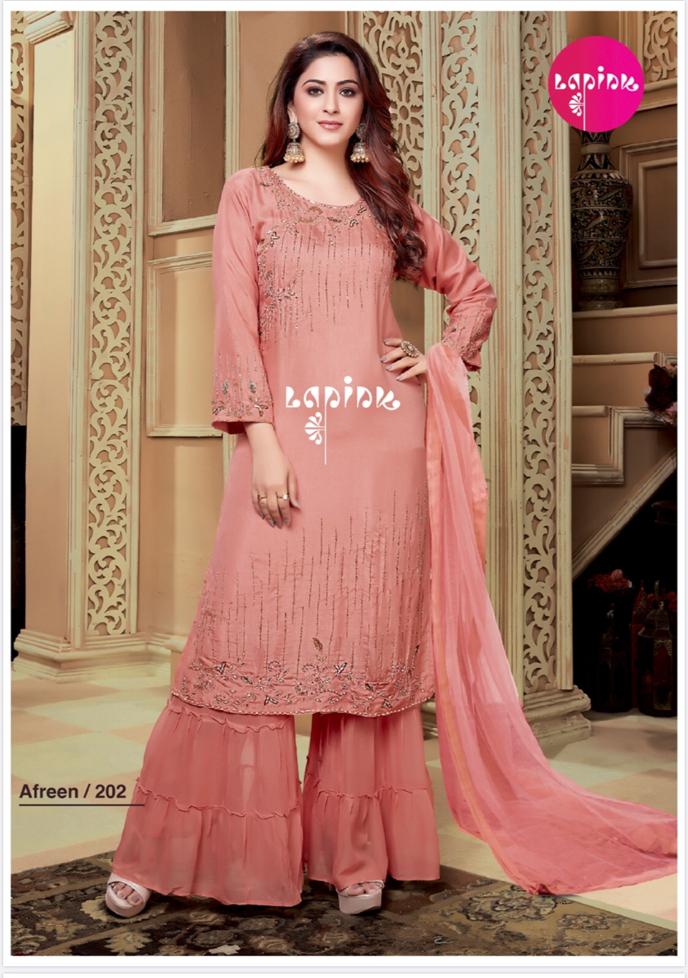 Lapink Afreen 2 Georgette fancy Festive Wear Latest Designer Ready Made Collection
