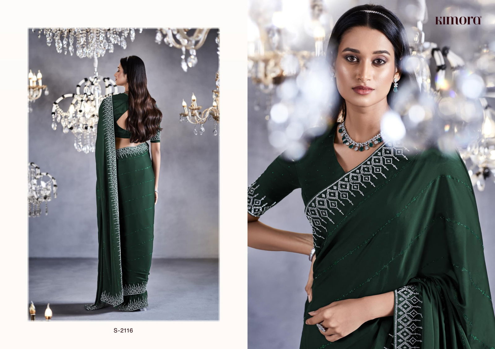 Zarkan By Kimora Viscose Party Wear Sarees Catalog