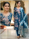 Naisha K 724 Vertican Discharge Print Kurti With Bottom Dupatta Wholesale Online