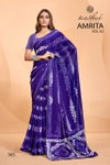 Amrita Vol 3 By Kashvi Dull Moss Daily Wear Sarees Wholesale Online