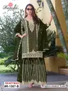 R 1567 A to D By Ramsha Crunchy Readymade Pakistani Suits Wholesale Market In Surat