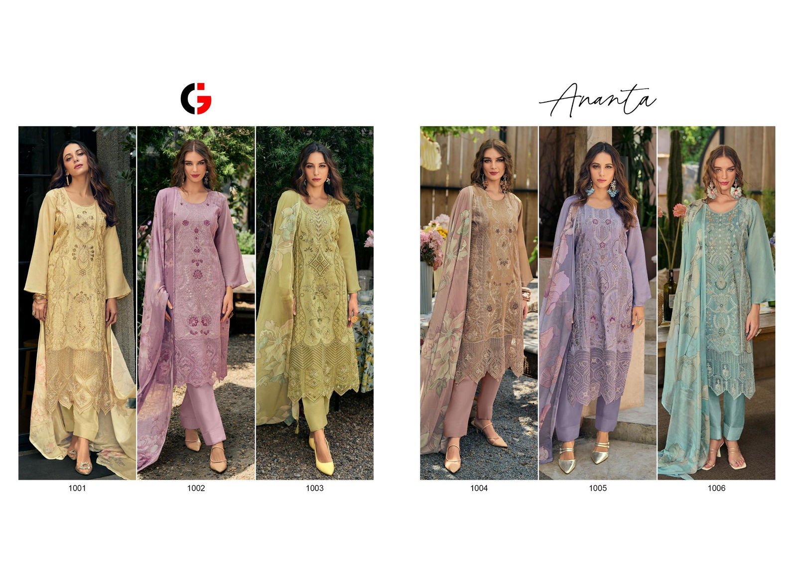 Ananta By Gull Jee Silk Embroidered Designer Salwar Kameez Wholesale Market In Surat
