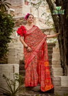 Satv By Sanskar Dola Silk Weaving Pattern Border Saree With Blouse Wholesalers In Delhi