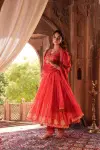 Tanyaa P 416 Chinon Kurti With Bottom Dupatta Wholesale Online
