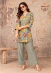 Rasika Vol 3 By Suryajyoti Vertican Kurti With Bottom