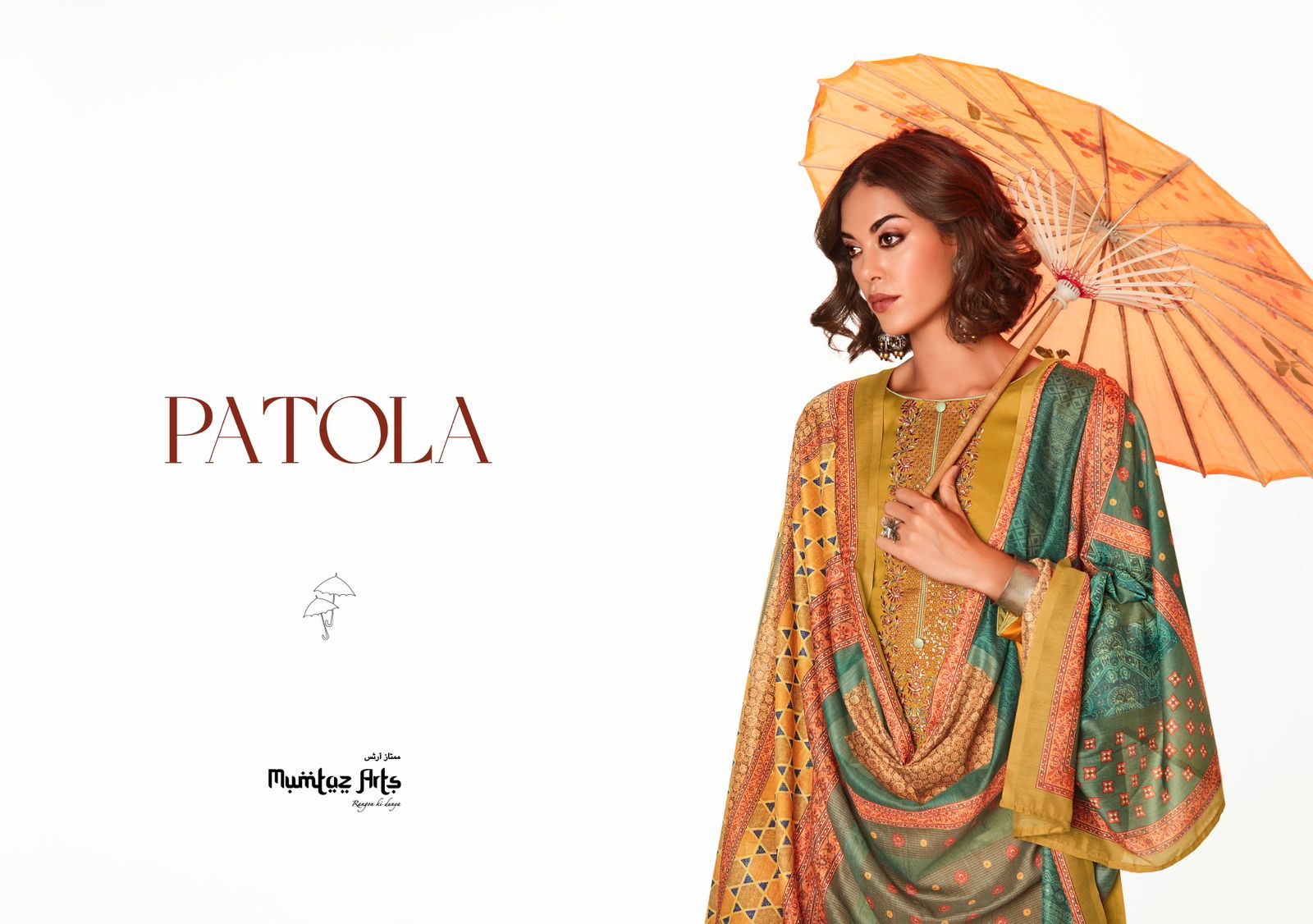Mumtaz Art Patola Jam Satin Digital Print Gorgeous Look Salwar Kameez Catalog