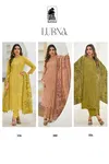 Lubna By Sahiba Organza Silk Embroidery Dress Material Orders In India