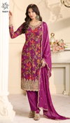 Gun Gun By Vinay Kuleesh Chinon Embroidery Surat Salwar Kameez Wholesale Market 