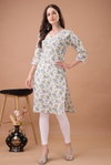 Fr Lace Border 1 Cotton Printed Office Wear Kurti Wholesale Shop In Surat
