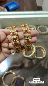 Brass High Gold Bangles 11 Wholesale Price In Surat