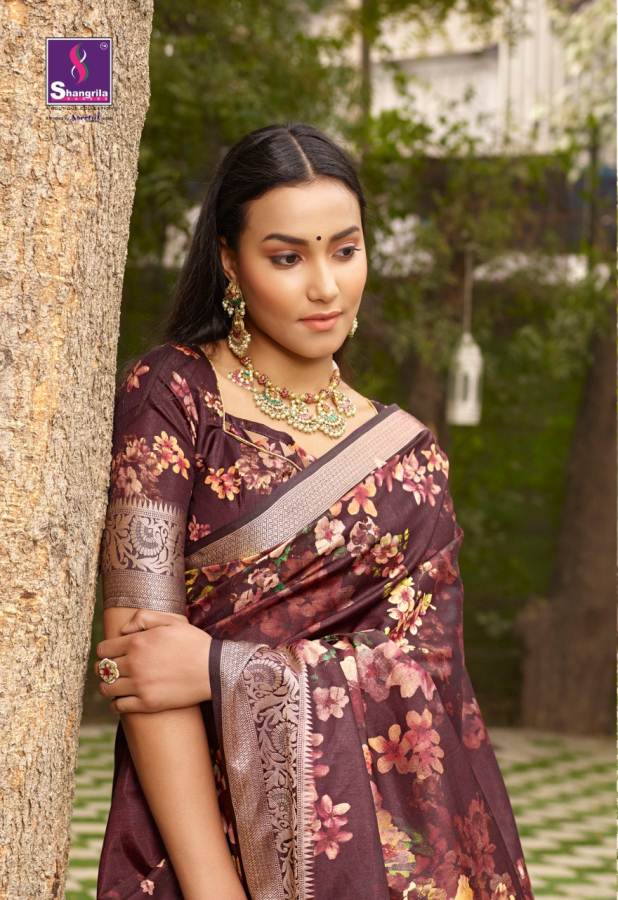Shangrila Nitara Digital Latest Collection of Designer Printed Silk Saree 