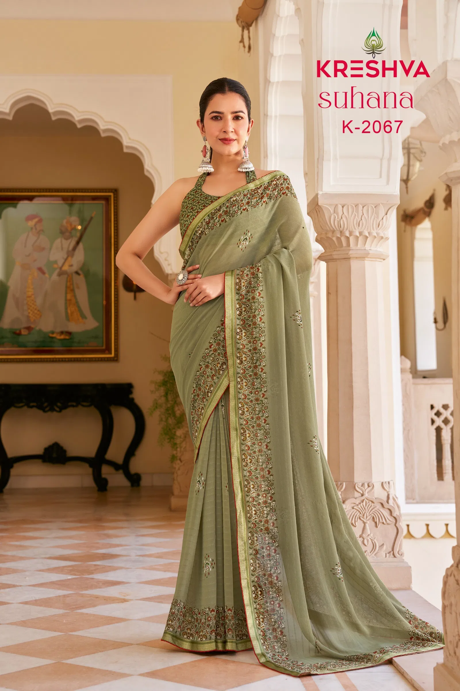 Suhana By Kreshva Dani Georgette Printed Daily Wear Saree Orders In India