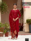 Rapid By Rangoon Viscose Wholesale Kurti With Bottom Dupatta Suppliers In Mumbai
