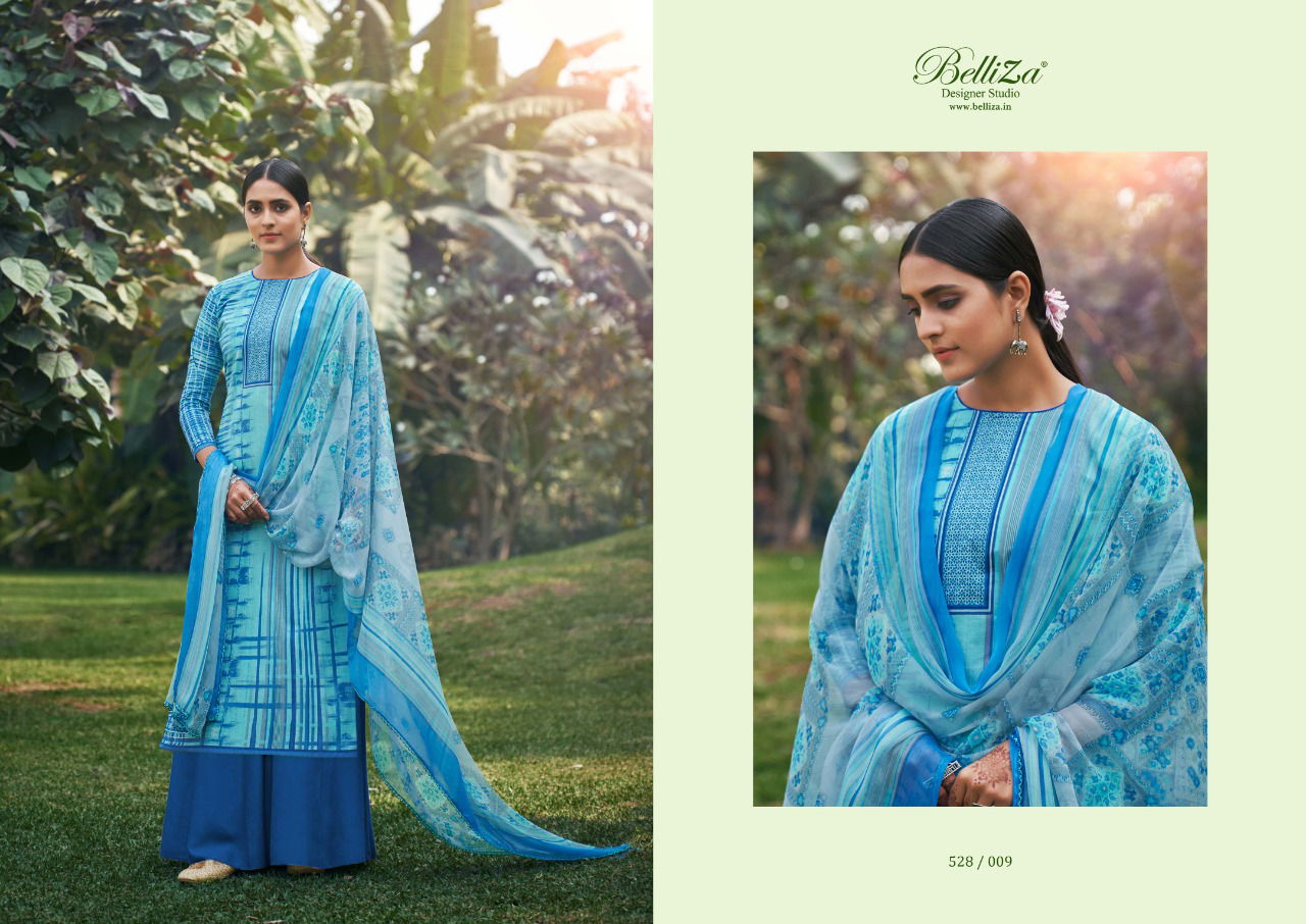 Belliza Nazrana 9 Latest Regular Wear Digital Printed Cotton Dress Material Collection