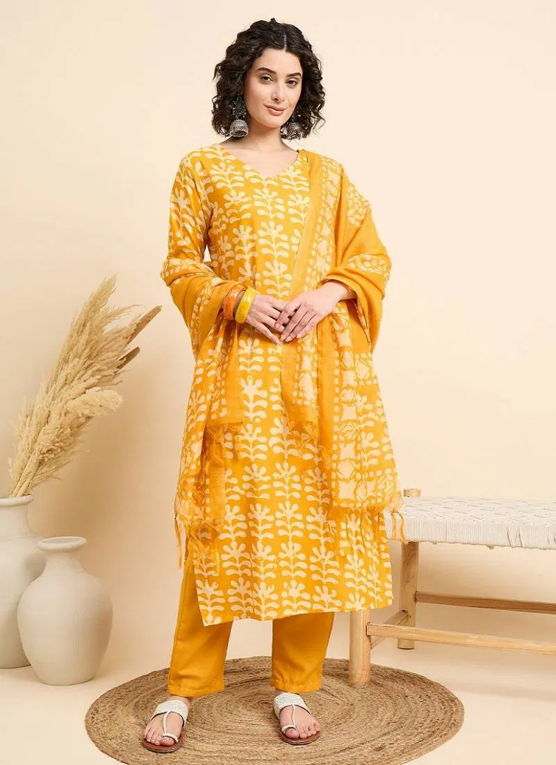 Dhruvi 297 Rayon Printed Kurti Bottom With Dupatta Wholesale Suppliers In Mumbai
