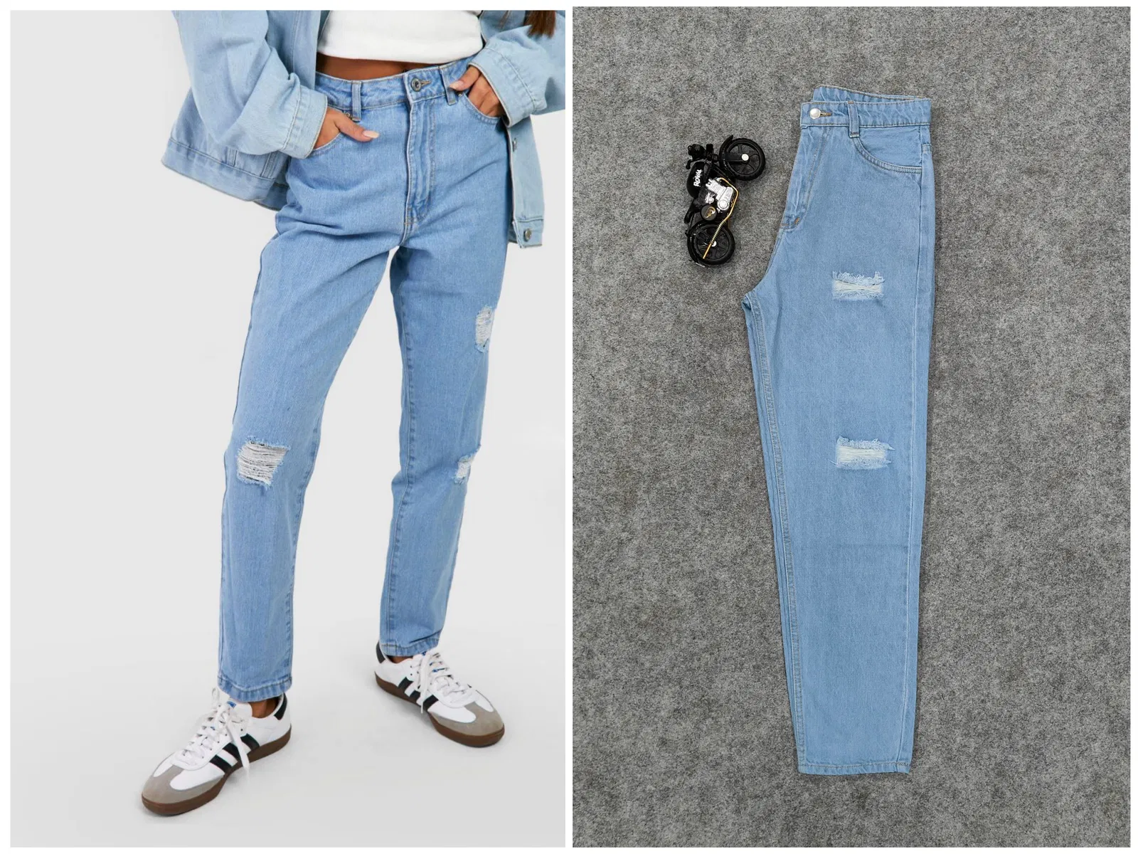 Vivda Western Funky Mom Fit Wholesale Jeans in India
 